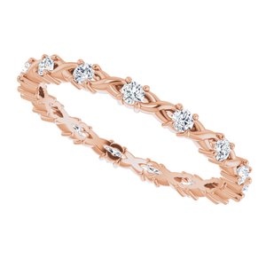 Infinity-Inspired Eternity Band