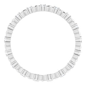 Infinity-Inspired Eternity Band