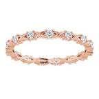 Infinity-Inspired Eternity Band