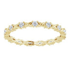 Infinity-Inspired Eternity Band