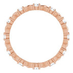 Infinity-Inspired Eternity Band