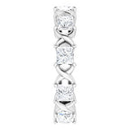 Infinity-Inspired Eternity Band