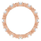Infinity-Inspired Eternity Band