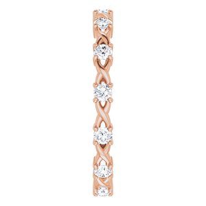 Infinity-Inspired Eternity Band