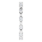 Infinity-Inspired Eternity Band