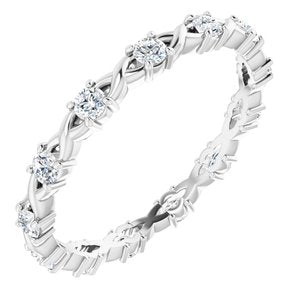 Infinity-Inspired Eternity Band