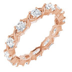 Infinity-Inspired Eternity Band