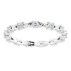 Infinity-Inspired Eternity Band