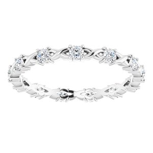 Infinity-Inspired Eternity Band