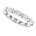 Bezel-Set Beaded Eternity Band