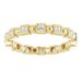 Bezel-Set Beaded Eternity Band