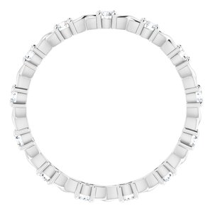 Infinity-Inspired Eternity Band