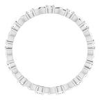 Infinity-Inspired Eternity Band