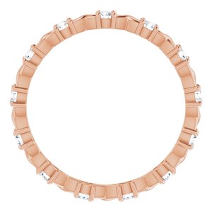 Infinity-Inspired Eternity Band