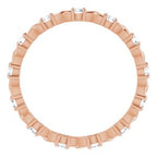 Infinity-Inspired Eternity Band
