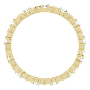 Infinity-Inspired Eternity Band