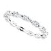 Infinity-Inspired Eternity Band