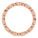Bezel-Set Beaded Eternity Band