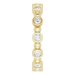 Bezel-Set Beaded Eternity Band