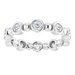Bezel-Set Beaded Eternity Band