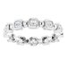 Bezel-Set Beaded Eternity Band