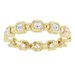 Bezel-Set Beaded Eternity Band