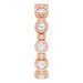 Bezel-Set Beaded Eternity Band