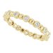 Bezel-Set Beaded Eternity Band