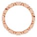 Bezel-Set Beaded Eternity Band