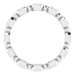 Bezel-Set Beaded Eternity Band