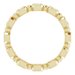 Bezel-Set Beaded Eternity Band