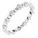 Bezel-Set Beaded Eternity Band
