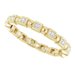 Bezel-Set Beaded Eternity Band