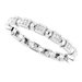 Bezel-Set Beaded Eternity Band