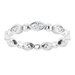 Bezel-Set Beaded Eternity Band