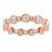 Bezel-Set Beaded Eternity Band