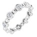 Bezel-Set Beaded Eternity Band