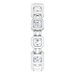 Bezel-Set Beaded Eternity Band