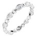 Bezel-Set Beaded Eternity Band