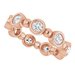 Bezel-Set Beaded Eternity Band