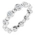 Bezel-Set Beaded Eternity Band