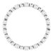 Bezel-Set Beaded Eternity Band