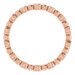 Bezel-Set Beaded Eternity Band
