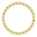 Bezel-Set Beaded Eternity Band
