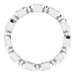 Bezel-Set Beaded Eternity Band