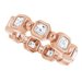 Bezel-Set Beaded Eternity Band