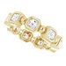 Bezel-Set Beaded Eternity Band