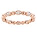 Bezel-Set Beaded Eternity Band