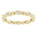 Bezel-Set Beaded Eternity Band