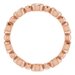 Bezel-Set Beaded Eternity Band